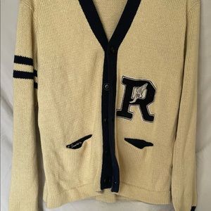 Rare Vintage Polo Ralph Lauren Varsity Letterman Sweater size L